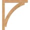 Ekena Millwork Thorton Block Smooth Bracket, Western Red Cedar, 3 1/2"W x 36"D x 42"H BKT04X36X42THR05SWR - alternate 2